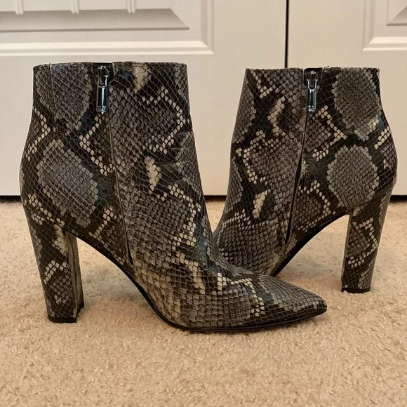 Sam Edelman Raelle Snakeskin Pattern Women’s‎ Booties Ankle Boots Size 6 - Picture 7 of 14